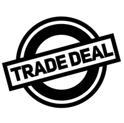 trade deal black stamp