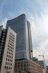 Obraz premium Landscape of office town in Tokyo, Japan