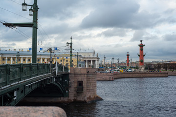 Fototapeta na wymiar on the streets of St. Petersburg