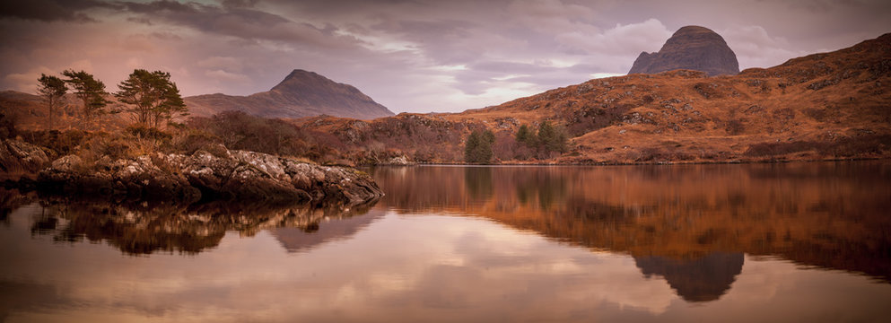 Suilven and Cansip in Lochinver