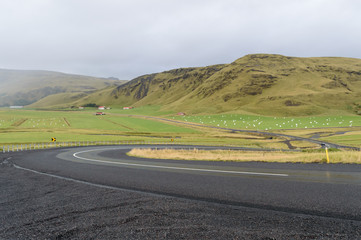The famous ring road of Iceland