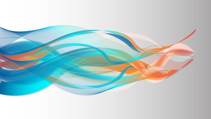 Abstract waves background