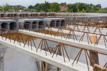 on the building site