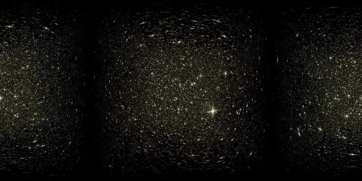 360VR Loopable Dense Star Field Galaxy Universe Space Flight Travel 4K Virtual Reality
