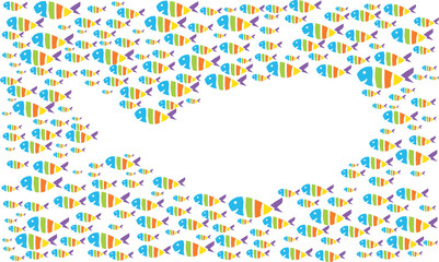 lots of colorful fish