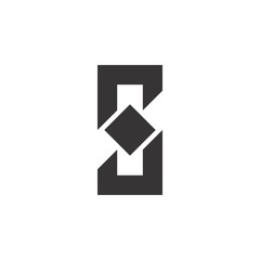 S logo letter design