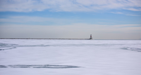 Frozen Winter in Chicago