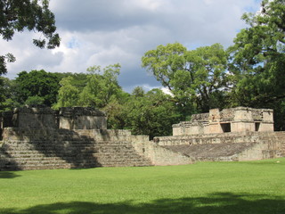 Fototapeta na wymiar Ruinas de Copan, Honduras