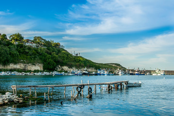 Kirklareli, Turkey, 19 May 2017: Kiyikoy Port and Boats, Vize