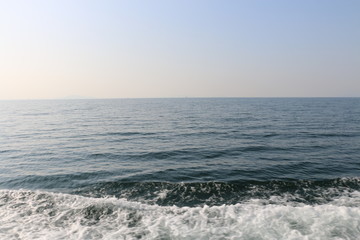 Fototapeta na wymiar 船からの風景