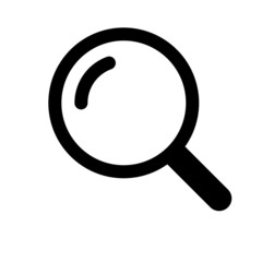Outline search vector icon