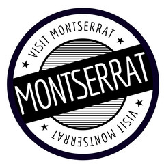 Montserrat geographic stamp