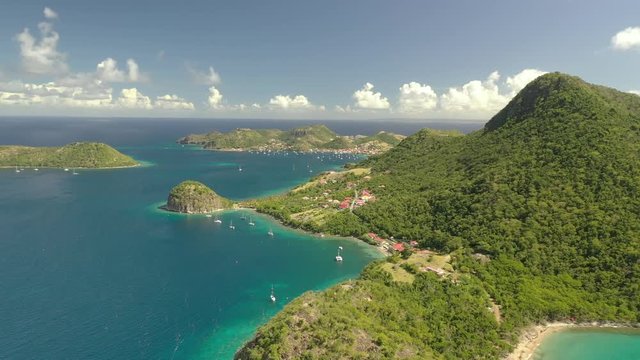 Aerial of Guadeloupe, France (2018)