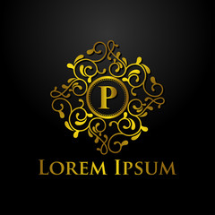 Luxury logo template
