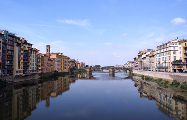 Obraz premium Florence from Ponte Vecchio