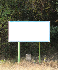 blank signboard