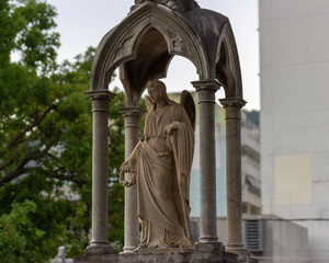 statue in cemitery