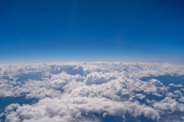 Fototapeta na wymiar 雲の上のイメージ