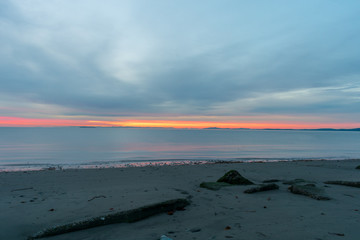 Sunset Over The Strait of Juan de Fuca