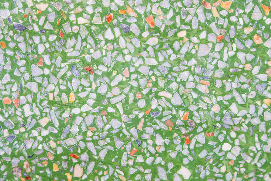 background image of terrazzo floor.