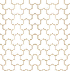 Seamless pattern based on Japanese ornament Kumiko