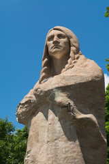 Obraz premium Chief Blackhawk statue
