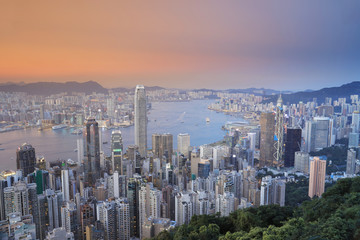 Hong Kong skyline at 2016
