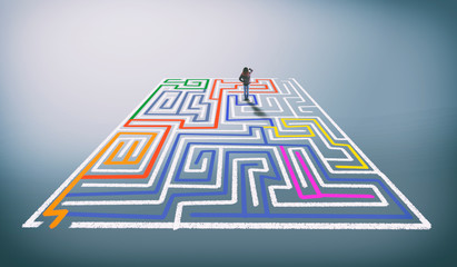 Solve the maze