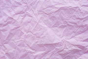 Pink crumpled recycle paper