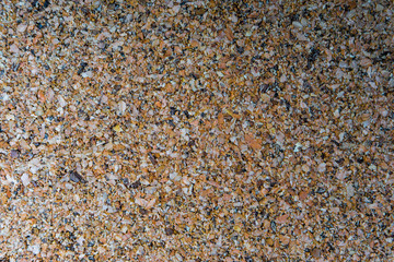 Cork board background or pattern with selective focus