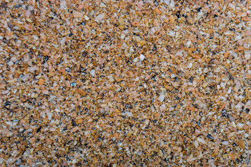 Cork board background or pattern with selective focus