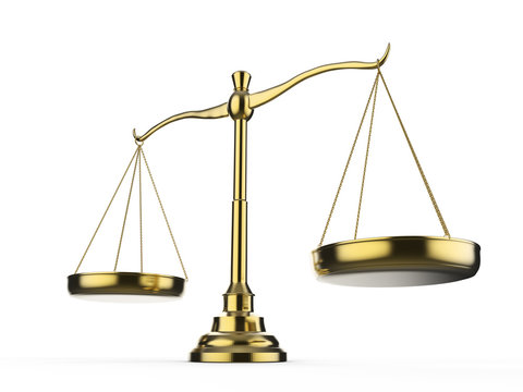 Golden law scale