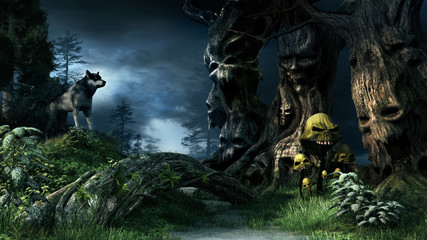 Wolf creek at night © Melkor3D