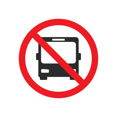 no bus street sign