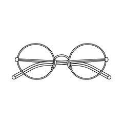 Fototapeta premium Vector design of glasses and frame logo. Collection of glasses and accessory stock symbol for web.