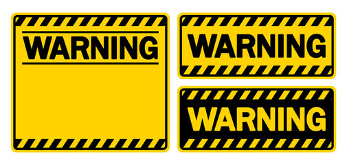 警告サイン＆フレーム（WARNING） © ochikosan