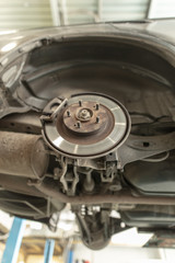 Repair of brake system on car wheels