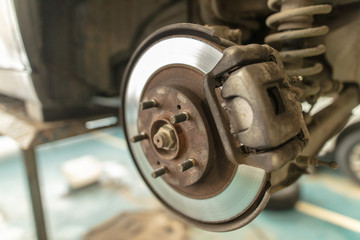 Repair of brake system on car wheels