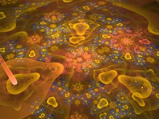 細胞のような背景素材