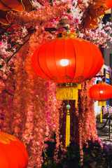 Chinese lanterns, new year festival decor