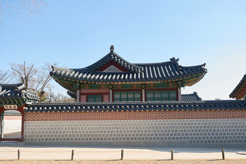 Obraz premium traditional Korean houses