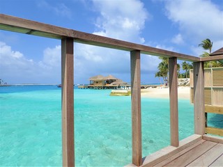 Maldive island resort hotel