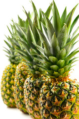 Fototapeta premium Pineapple isolated on white.