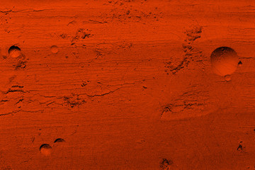 Abstract  red background. The planet Mars