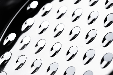 Abstract surface of metal grater as a background - Image.