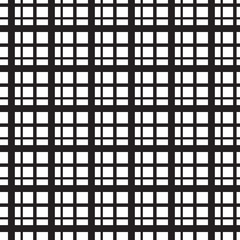 Vertical and horizontal crossing stripes, white grid