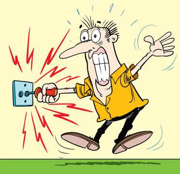 Electrical Shock Cartoon Images – Browse 6,286 Stock Photos, Vectors, and  Video | Adobe Stock
