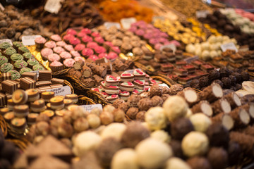 Candy in the market