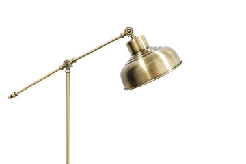 Loft brass Light projector isolated on white with clipping path included