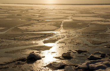 The mighty Siberian river Yenisei